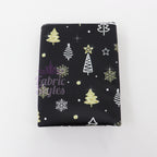 Gold Sparkle Trees & Snowflakes