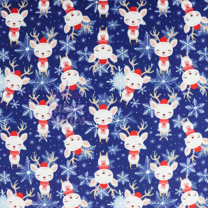 Reindeer Christmas Scuba Jersey