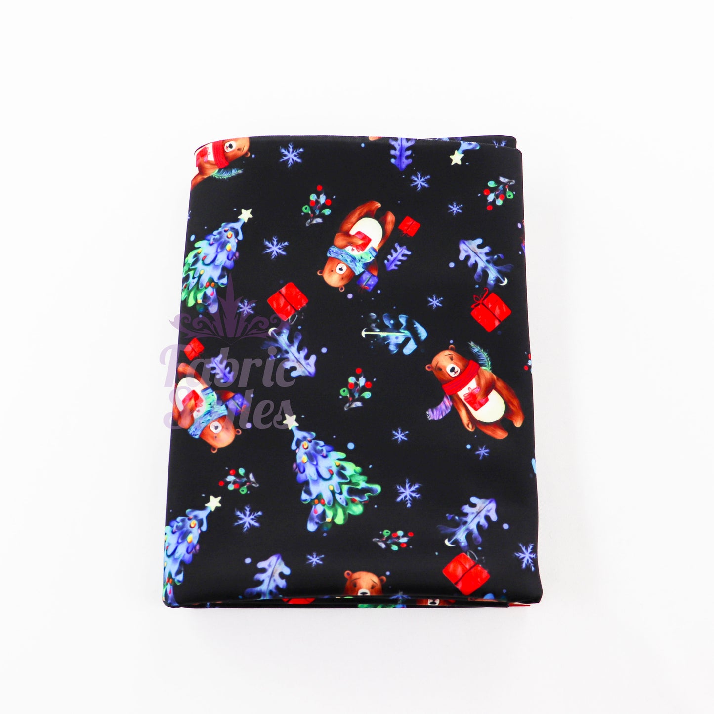 Watercolour Christmas Fabric
