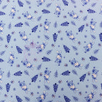 Blue Bunny Christmas Fabric