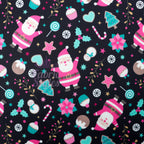 Santa & Sweets Christmas Fabric
