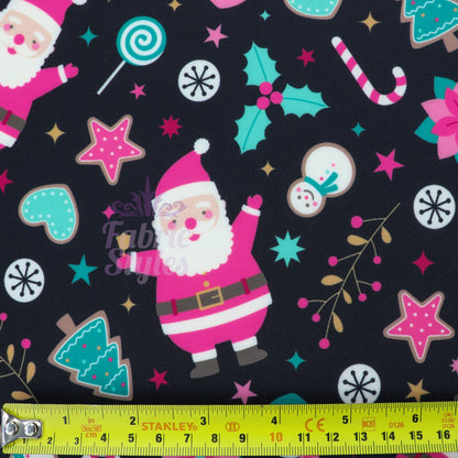Santa & Sweets Christmas Fabric