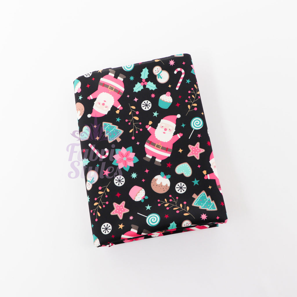 Santa & Sweets Christmas Fabric