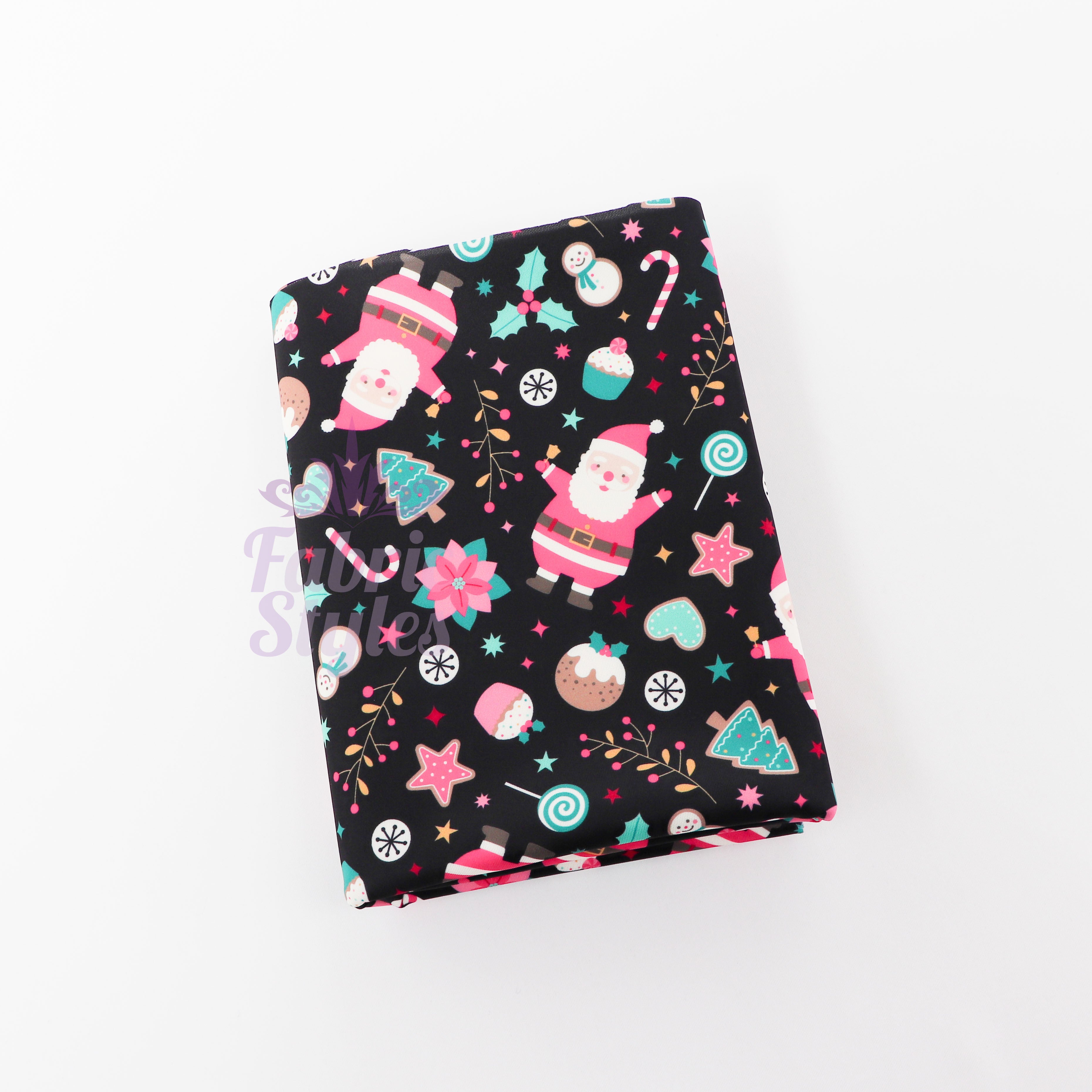 Santa & Sweets Christmas Fabric