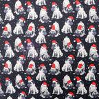 Christmas Pug Fabric