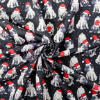 Christmas Pug Fabric