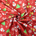 Red Christmas Fabric