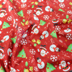 Red Christmas Fabric