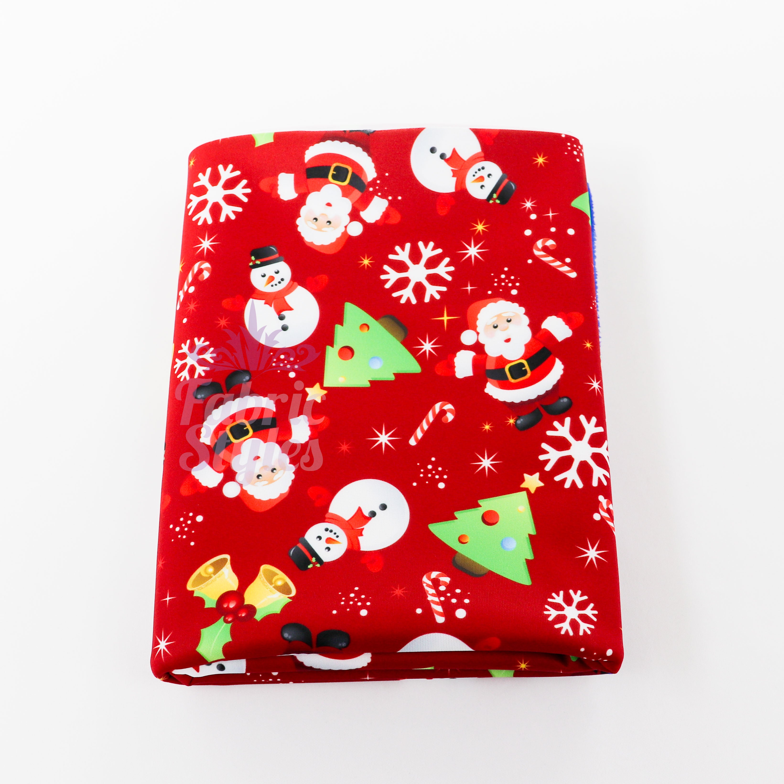 Red Christmas Fabric