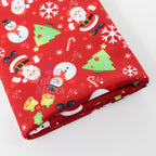 Red Christmas Fabric