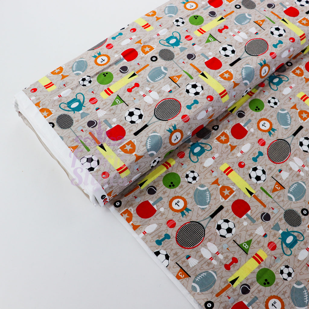 Sports Day Cotton Fabric