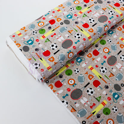 Sports Day Cotton Fabric