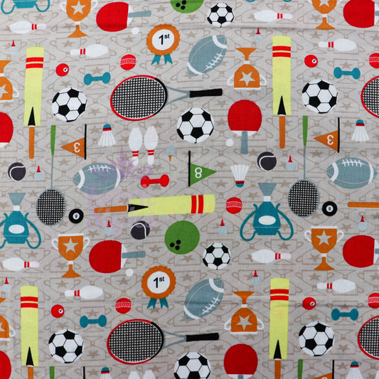 Sports Day Cotton Fabric