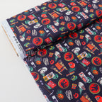 Jurassic Park Icons Cotton Fabric
