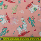 Good Vibes Lama Cotton Fabric