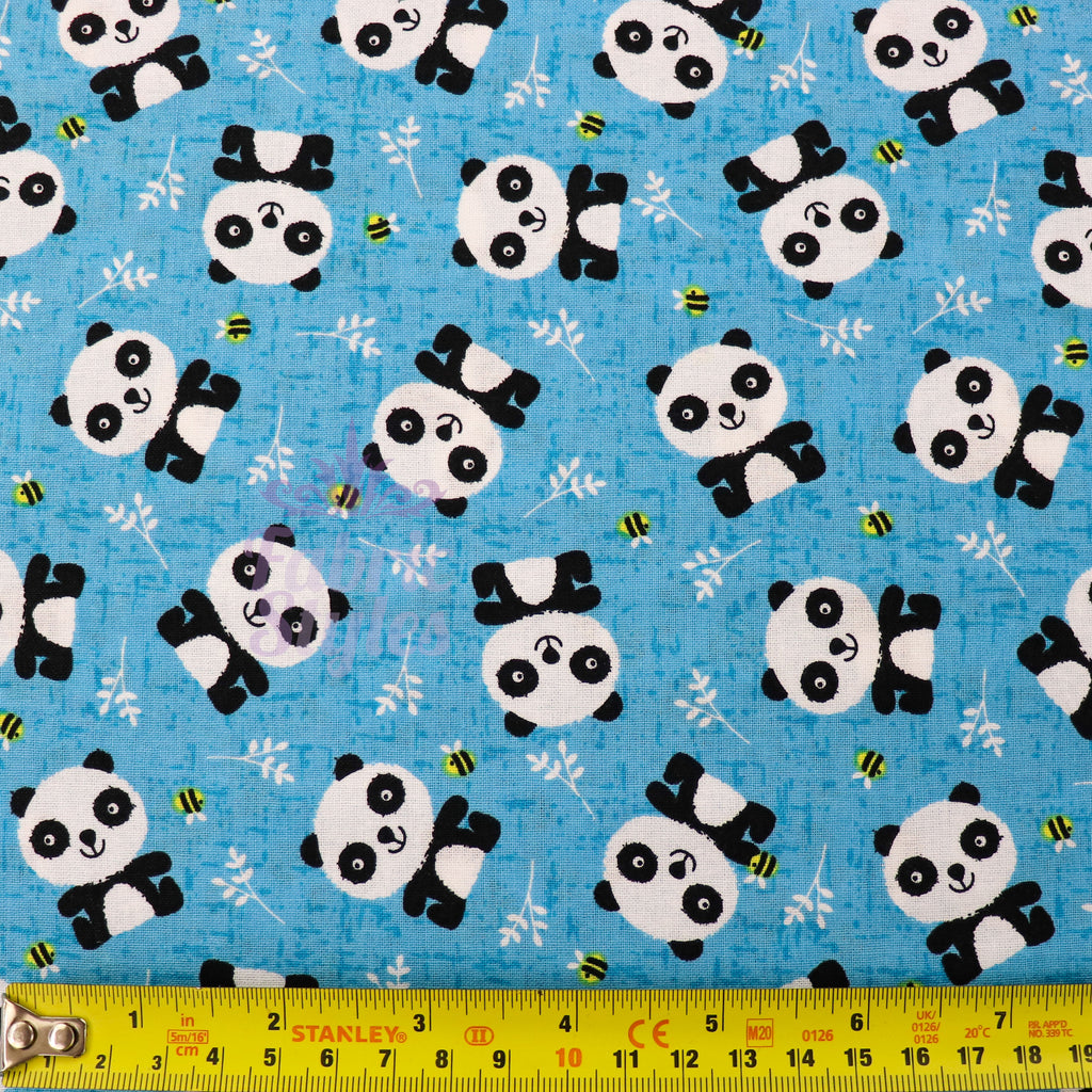 Panda Face Cotton Fabric