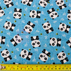 Panda Face Cotton Fabric