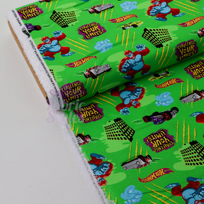 Hot Wheels Challenge Cotton Fabric