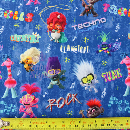 Trolls Techno Rock Cotton Fabric