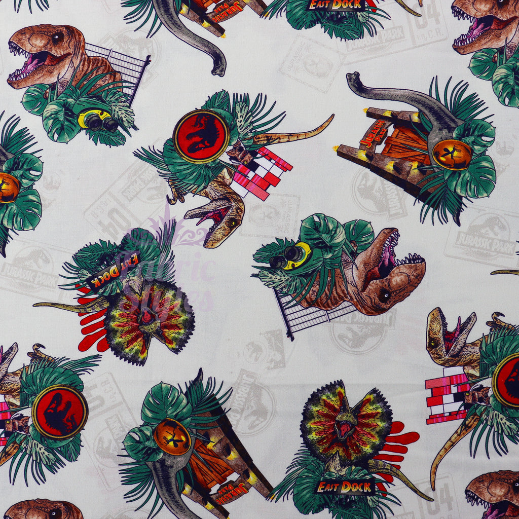 Jurassic Park Cotton Fabric