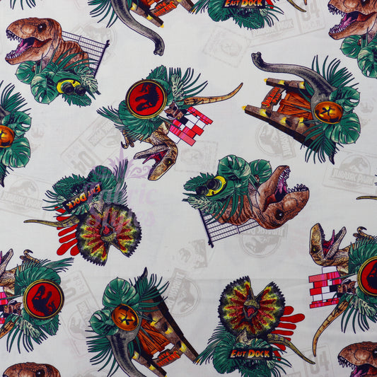 Jurassic Park Cotton Fabric