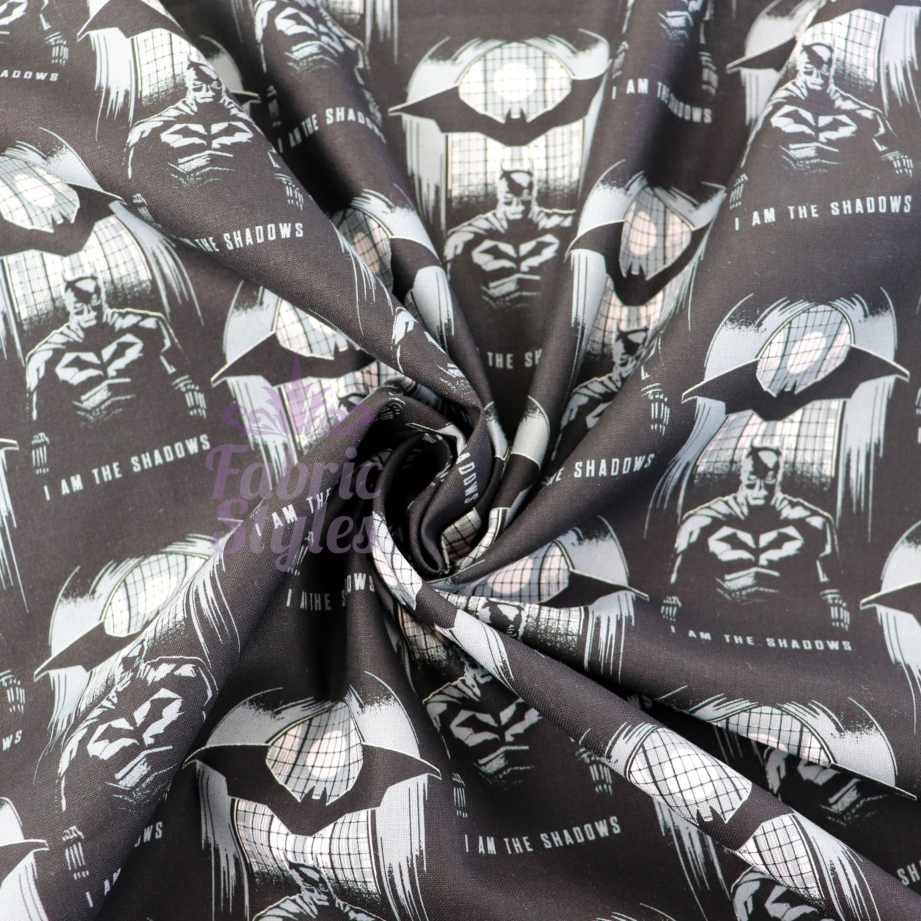 Batman Shadow Cotton Fabric