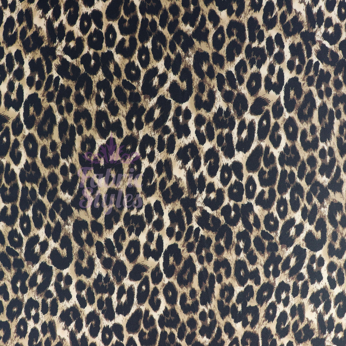 Leopard Print Spandex All Way Stretch Fabric