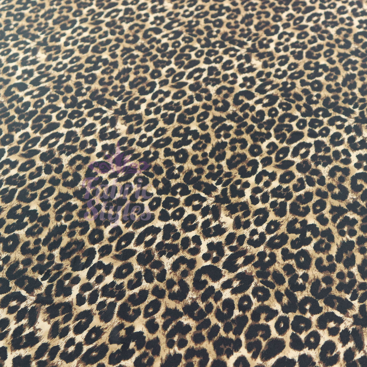 Leopard Print Spandex All Way Stretch Fabric