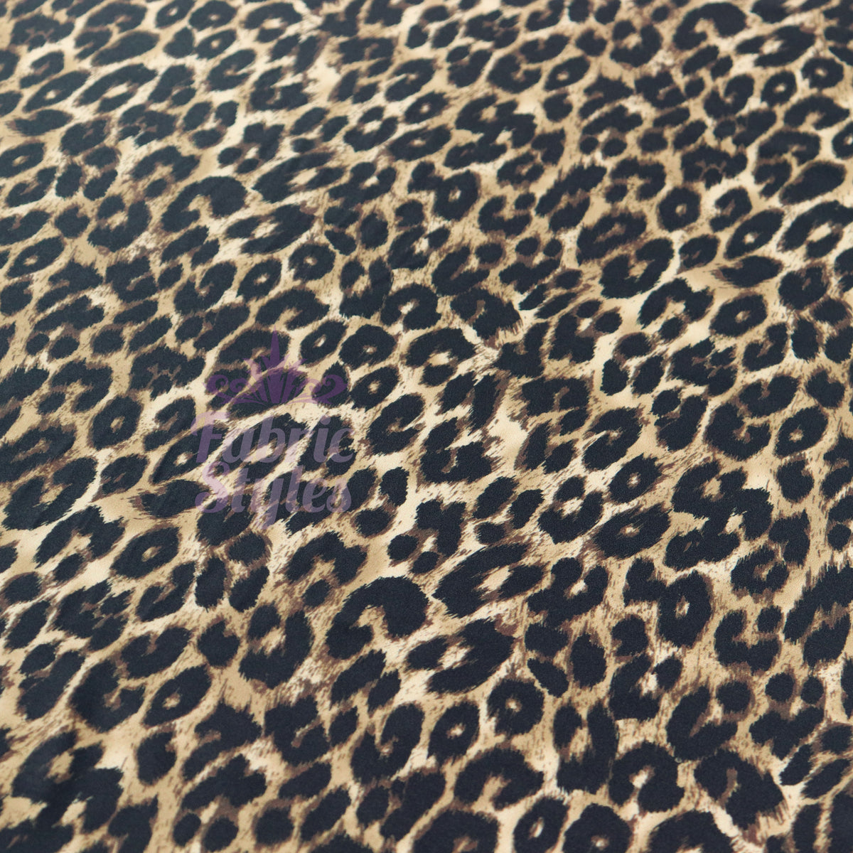 Leopard Print Spandex All Way Stretch Fabric