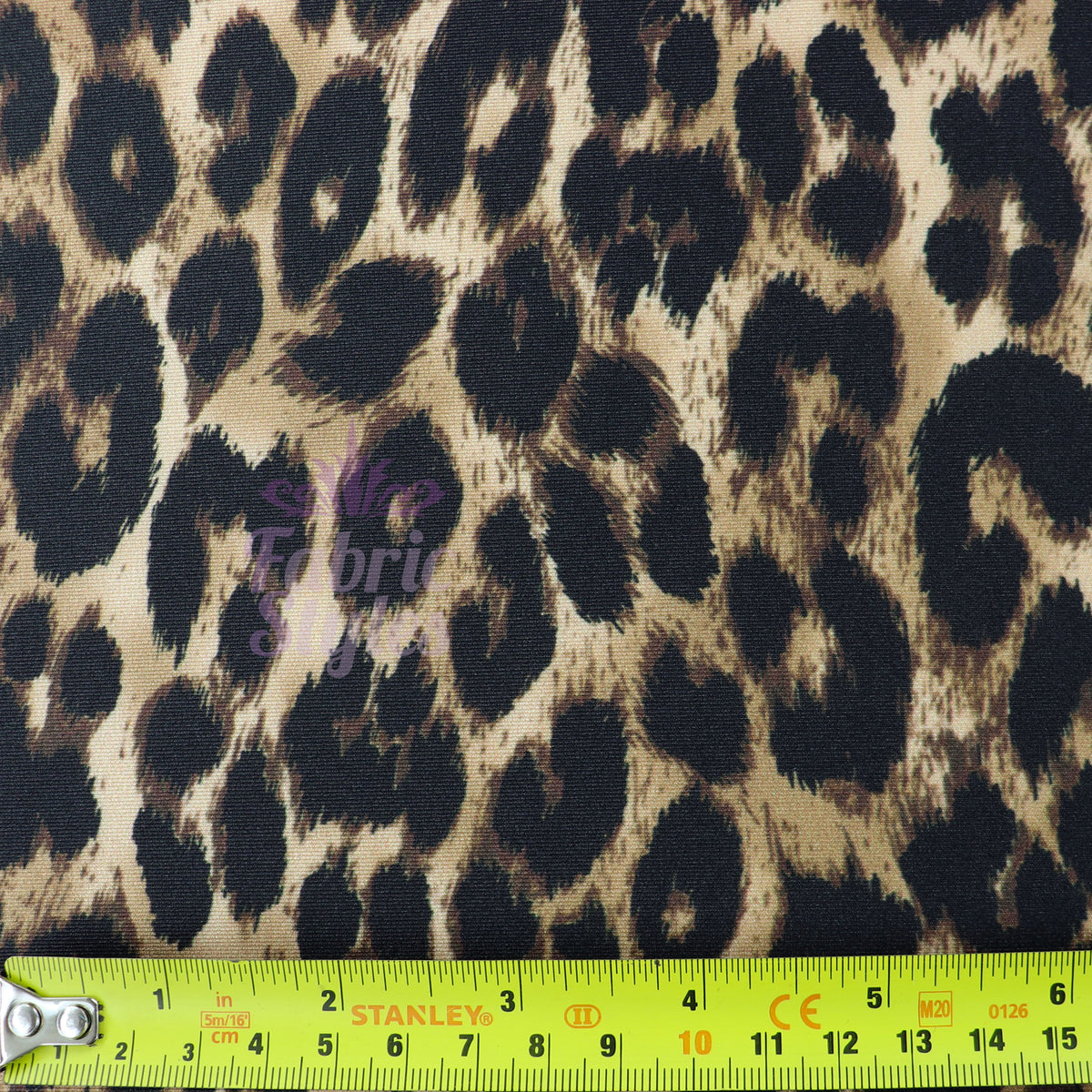 Leopard Print Spandex All Way Stretch Fabric