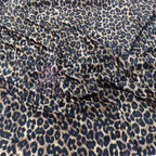 Leopard Print Spandex All Way Stretch Fabric