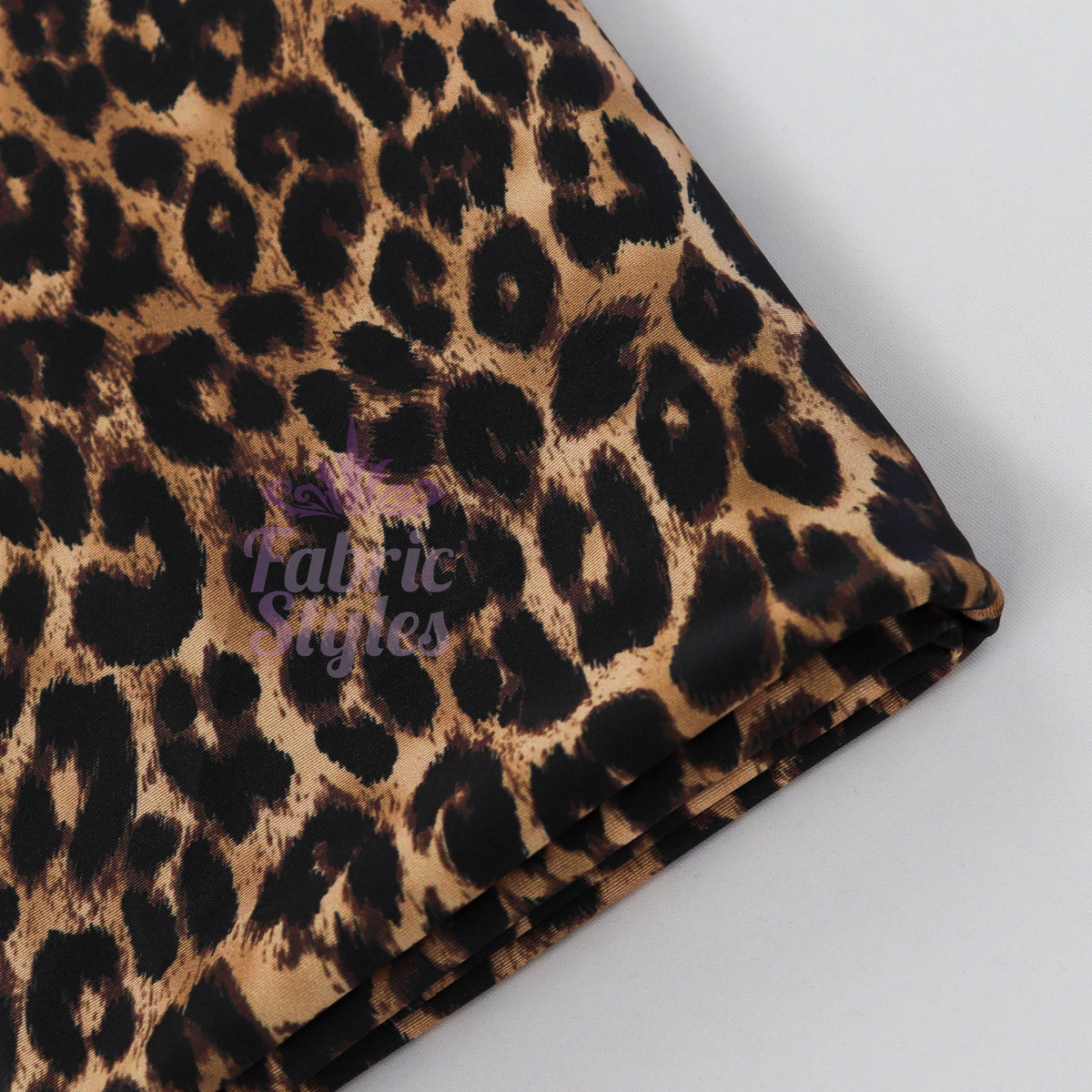 Leopard Print Spandex All Way Stretch Fabric