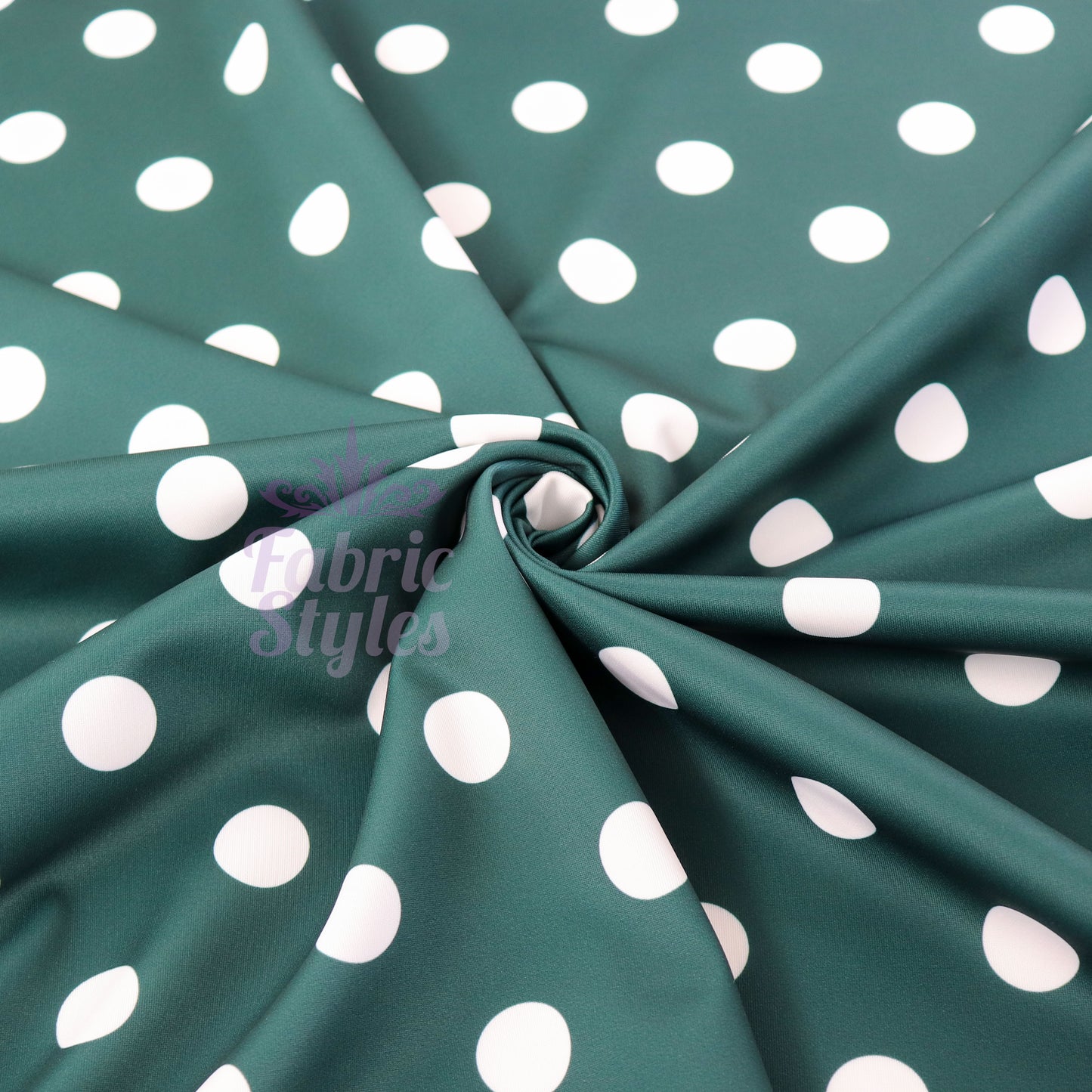 Polka Dot Scuba Fabric