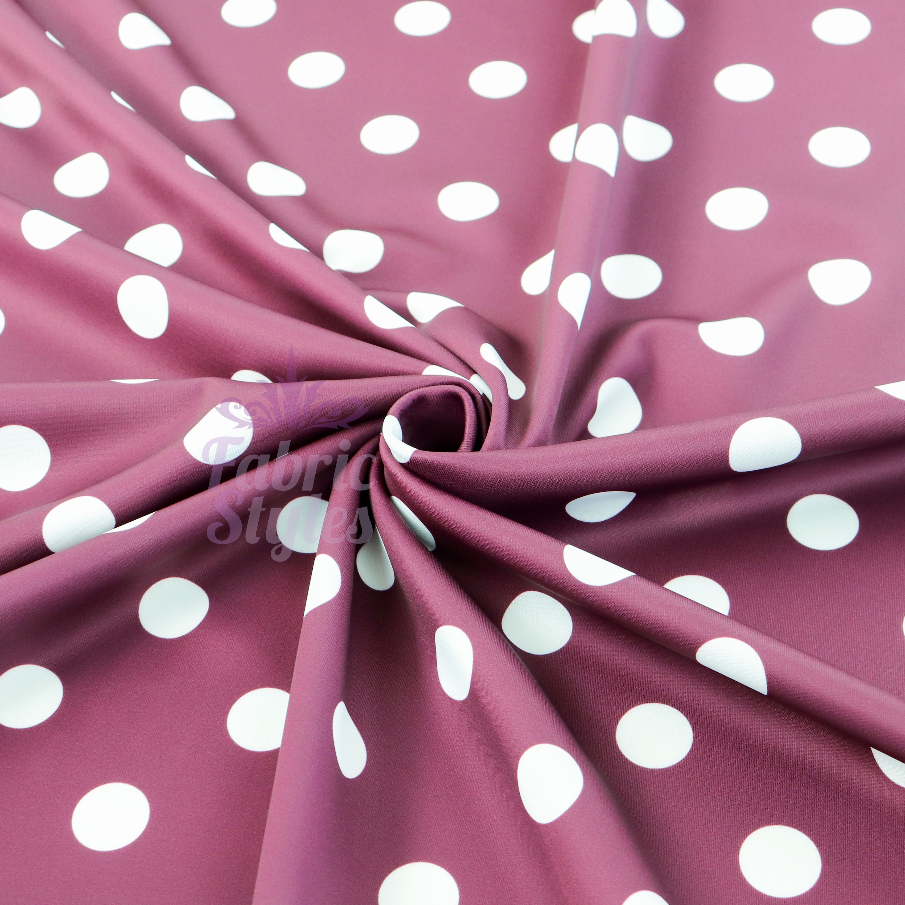 Polka Dot Scuba Fabric