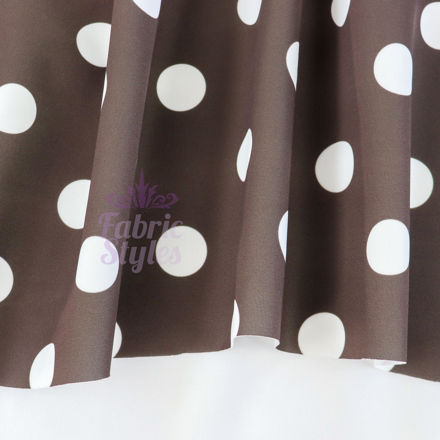 Polka Dot Scuba Fabric