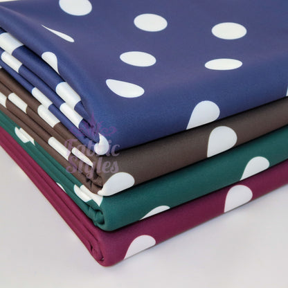 Polka Dot Scuba Fabric