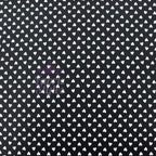Mini Hearts Black Viscose