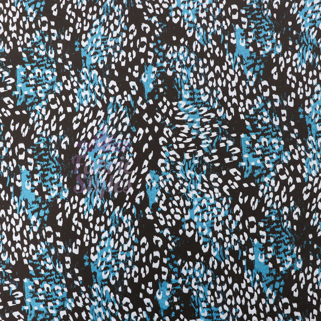 Blue Animal Print