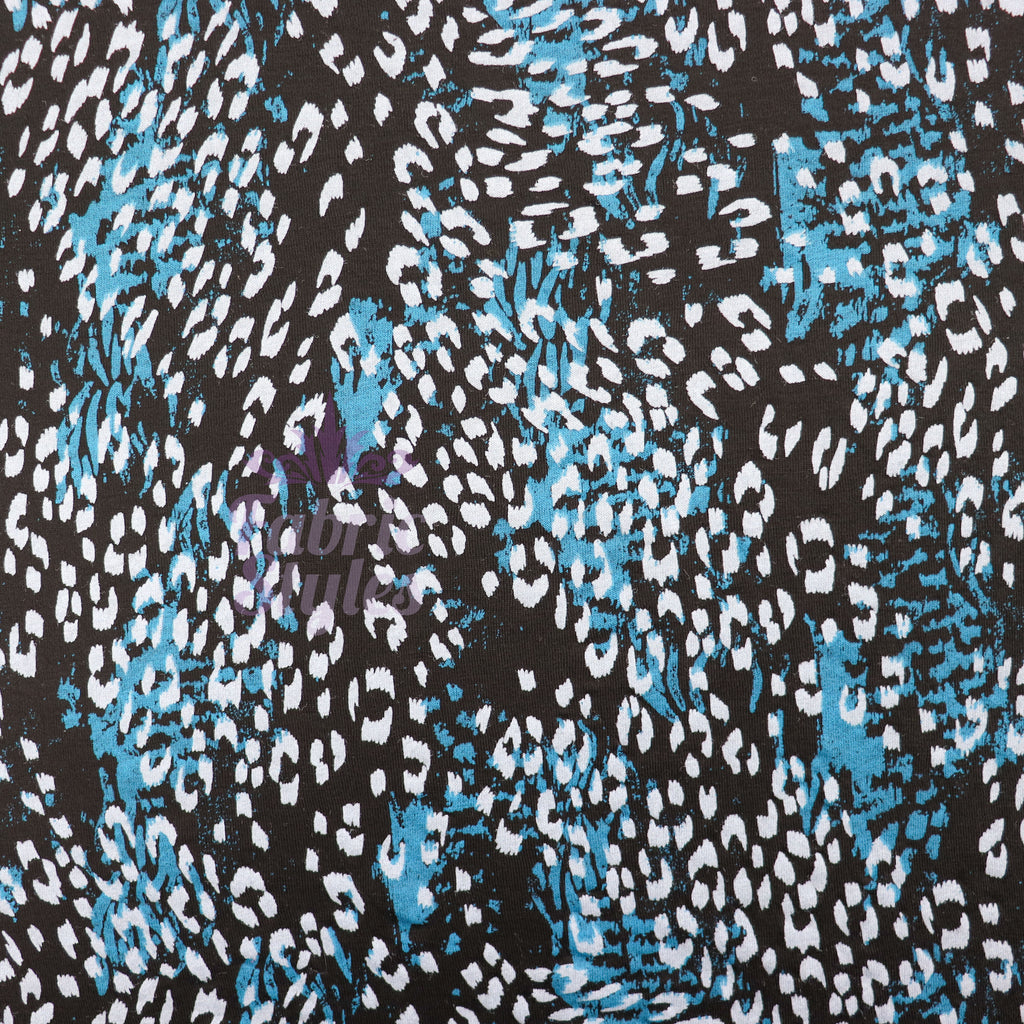 Blue Animal Print
