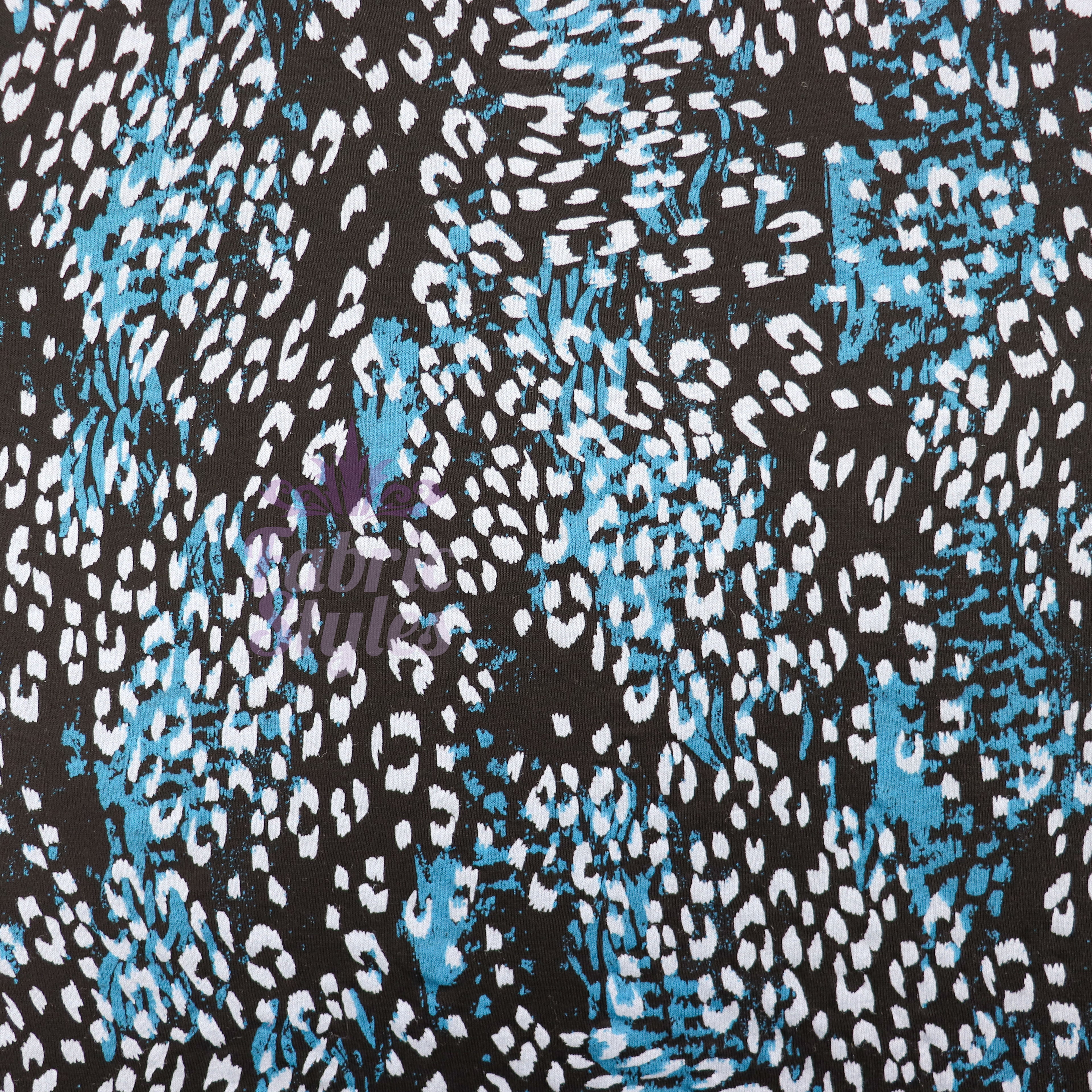 Blue Animal Print