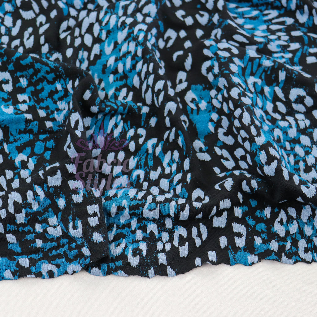 Blue Animal Print