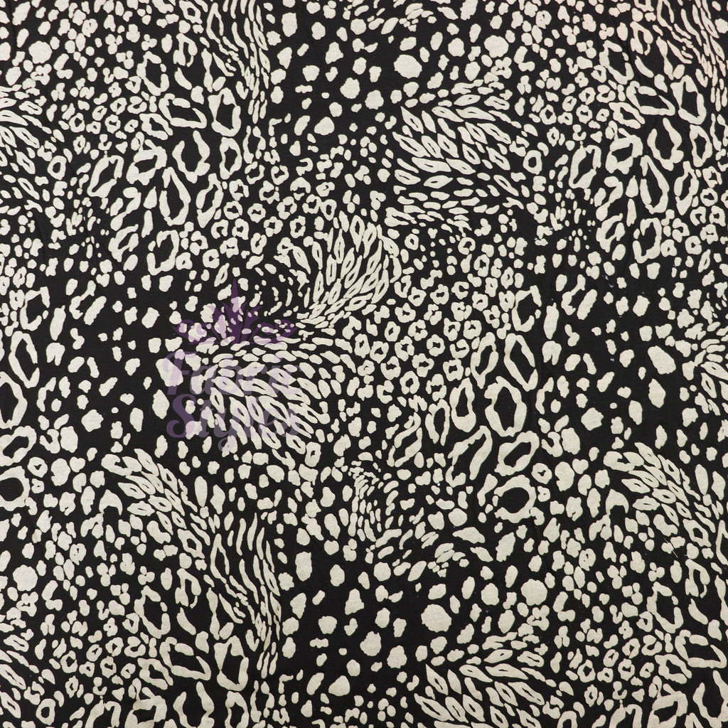 Beige & Black Animal Print