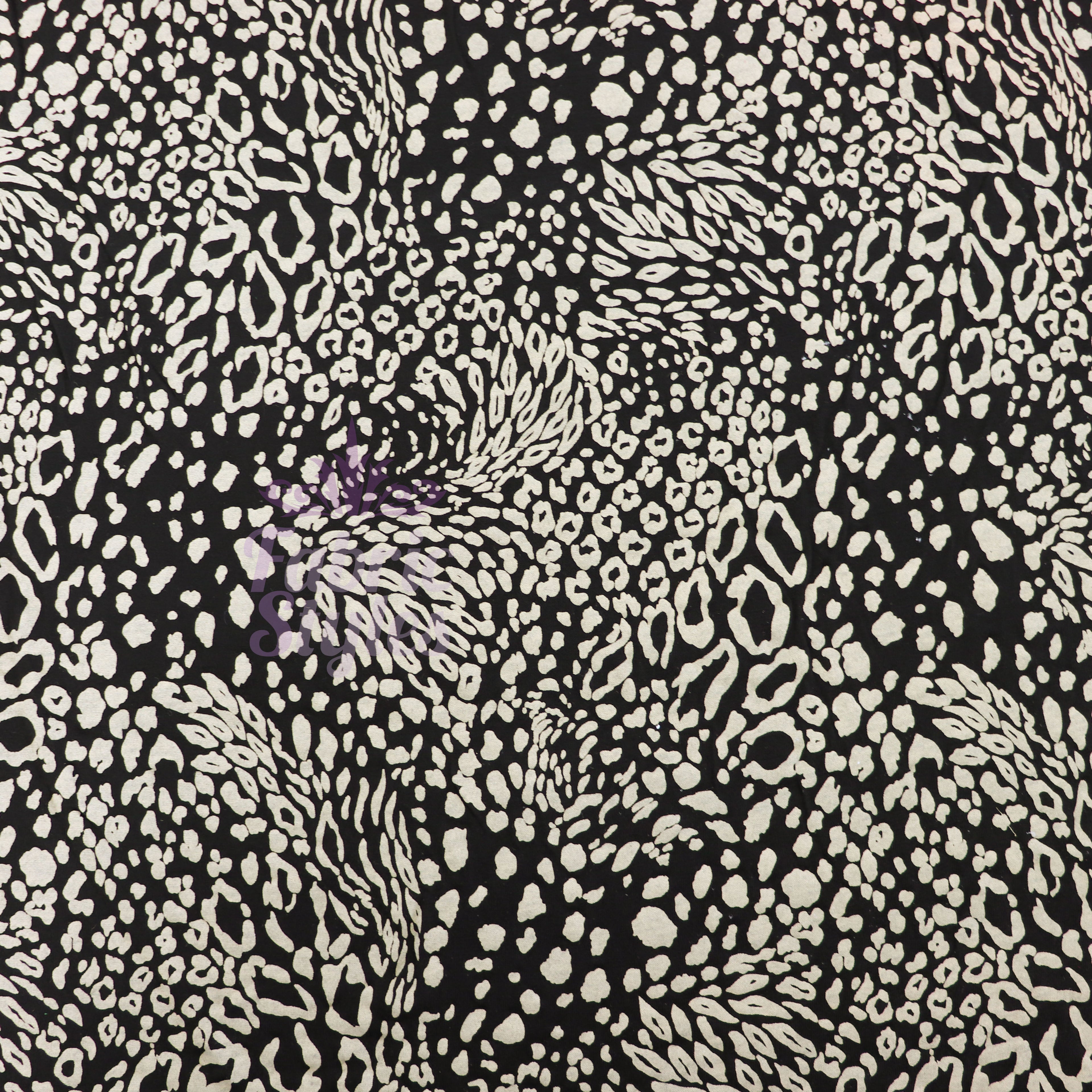 Beige & Black Animal Print