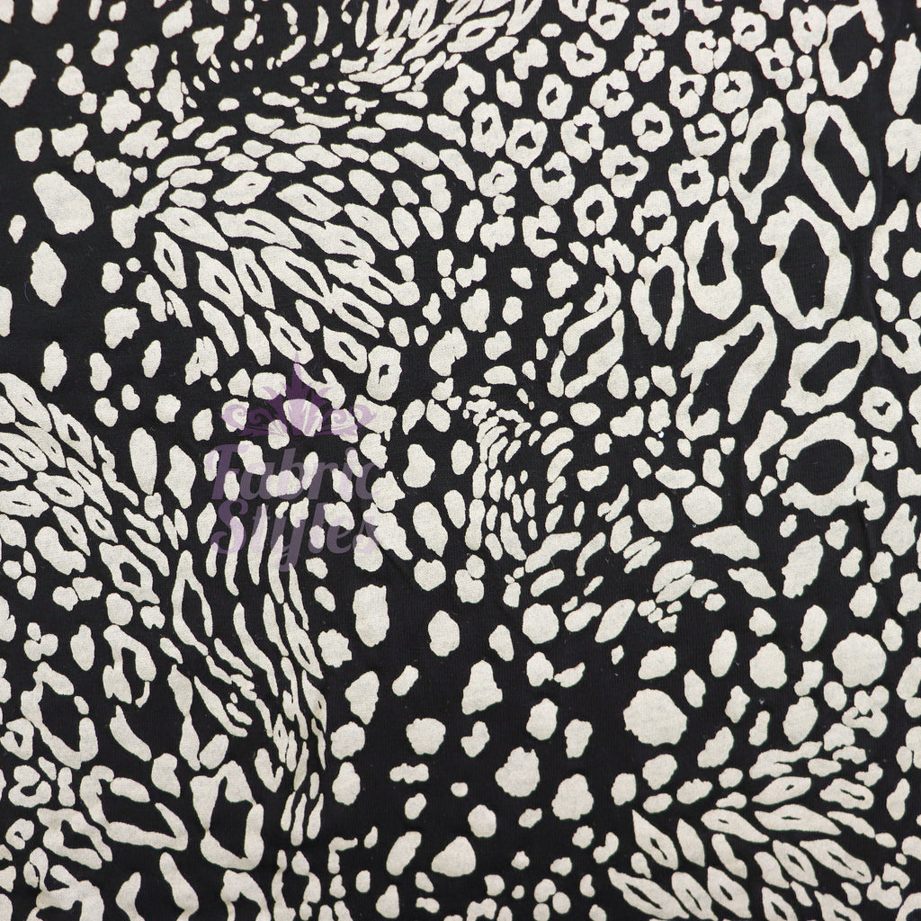 Beige & Black Animal Print