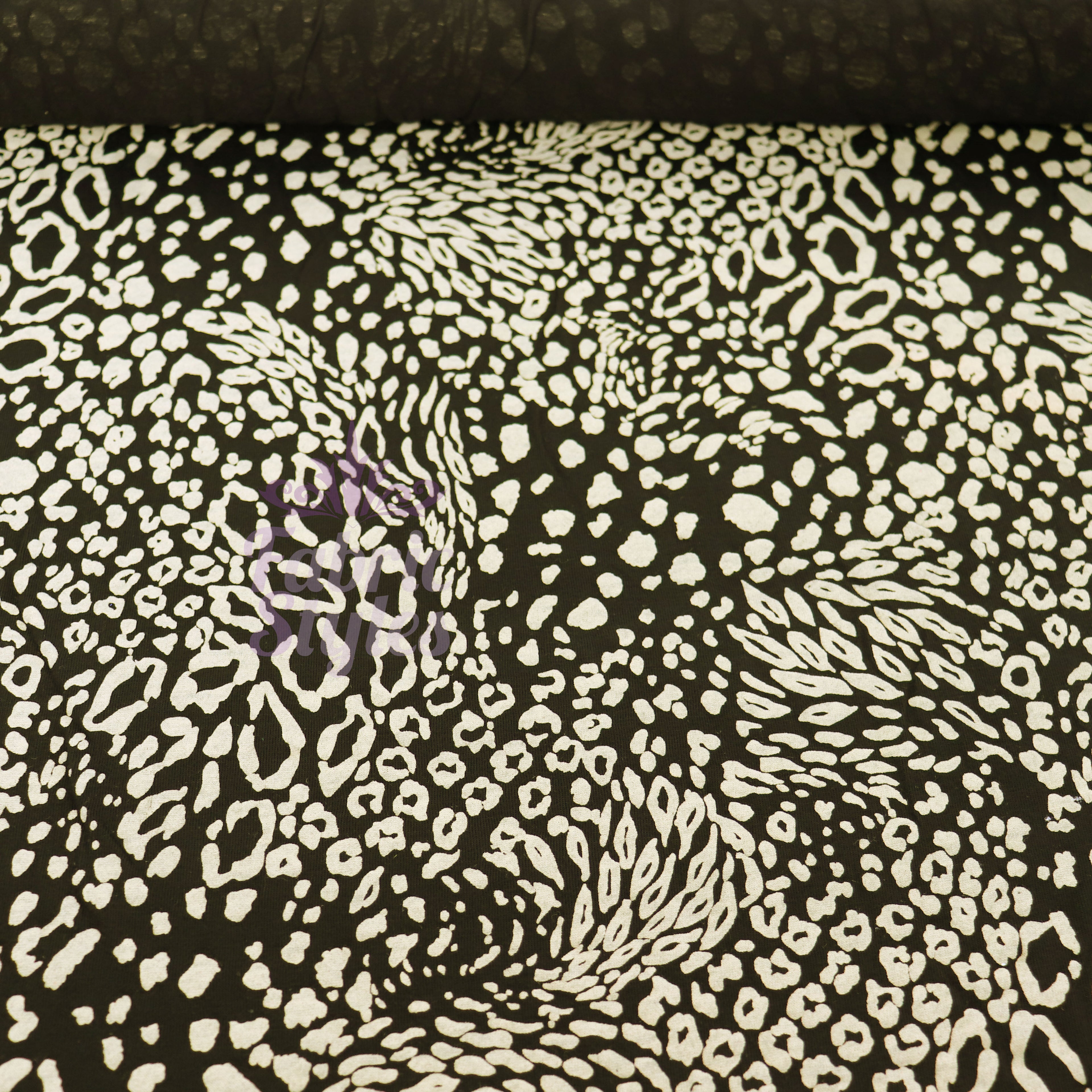 Beige & Black Animal Print