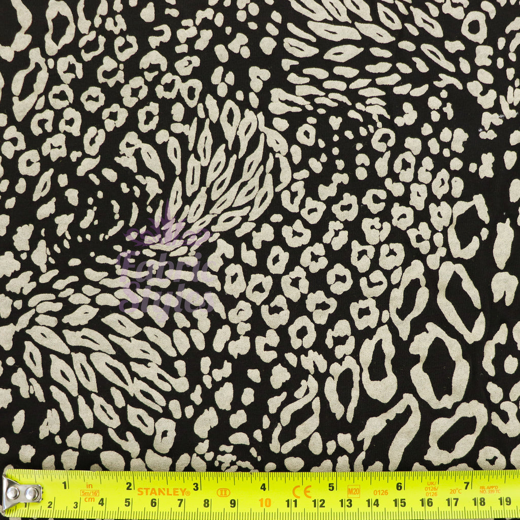 Beige & Black Animal Print