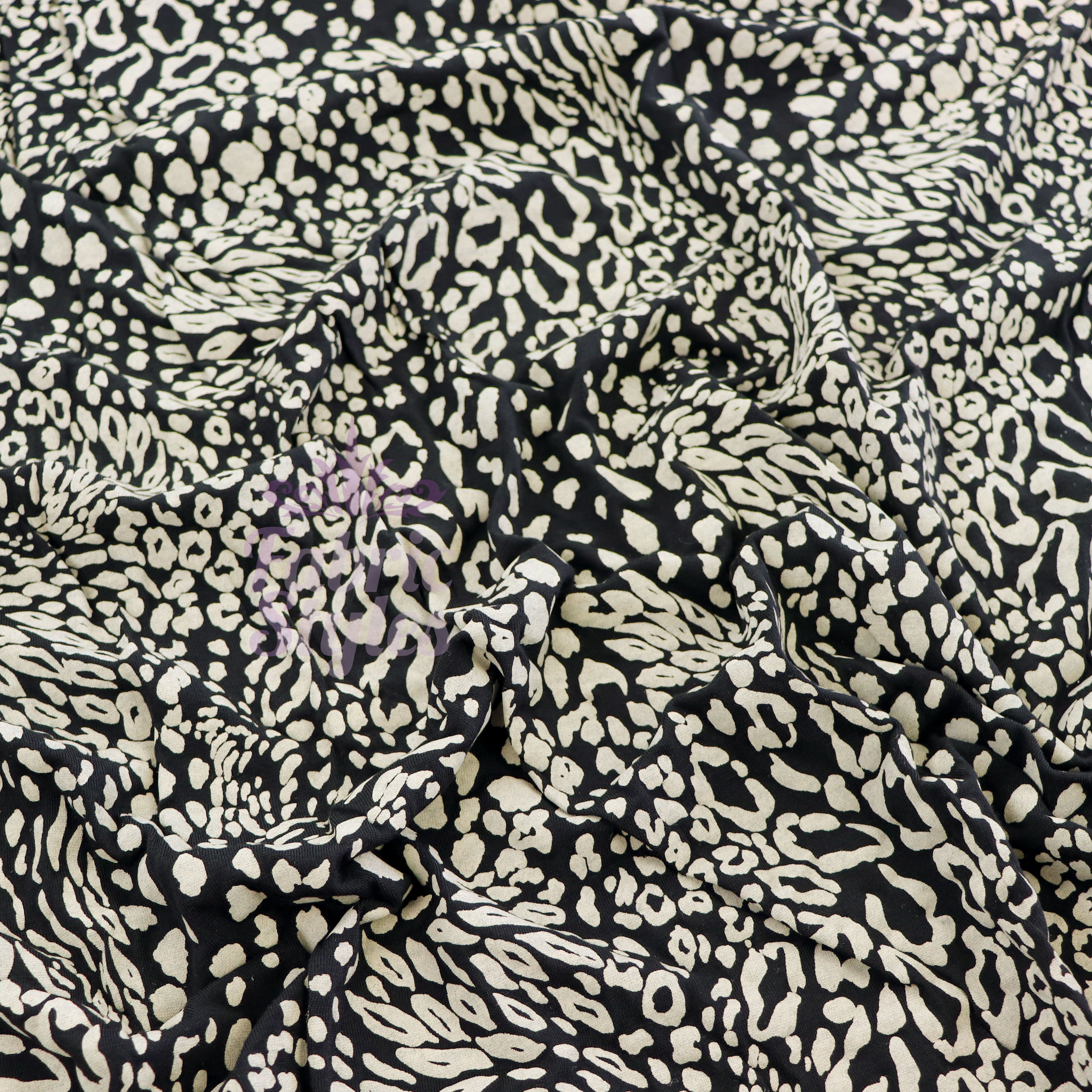 Beige & Black Animal Print