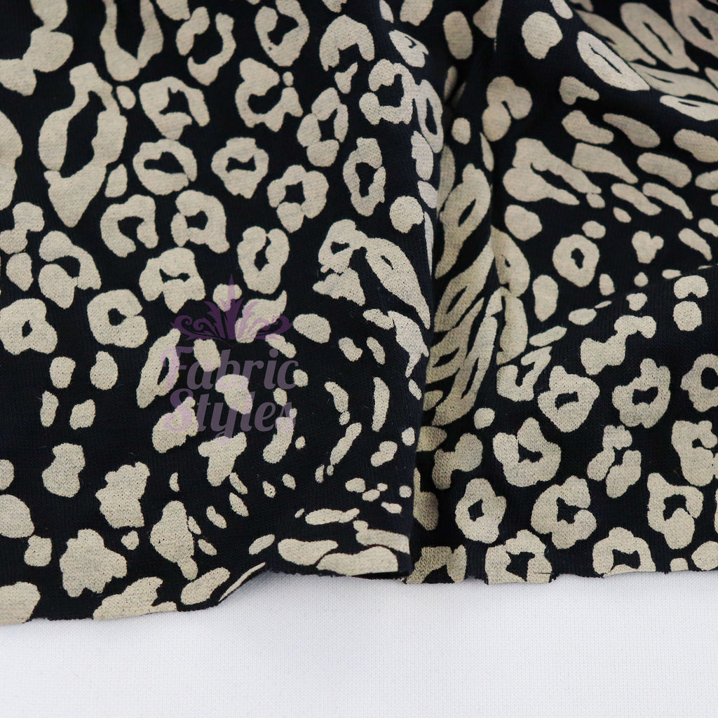 Beige & Black Animal Print