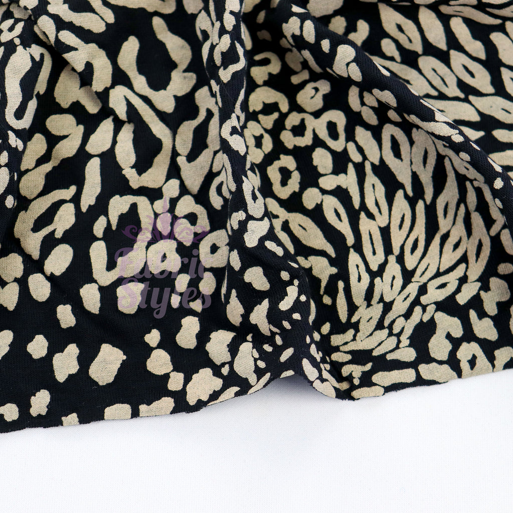 Beige & Black Animal Print