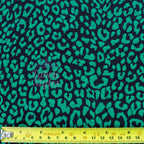 Jade Leopard Viscose